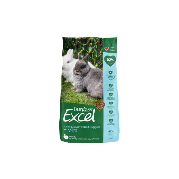 Burgess Excel Rabbit Junior and Dwarf 1.5kg