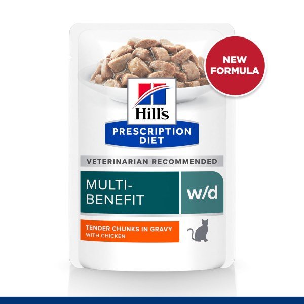 Hill's Prescription Diet Feline W/D Multi Benefit 85g x 12