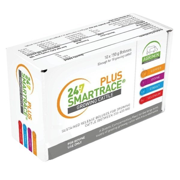 24-7 Smartrace Plus Bolus Growing Cattle x 10