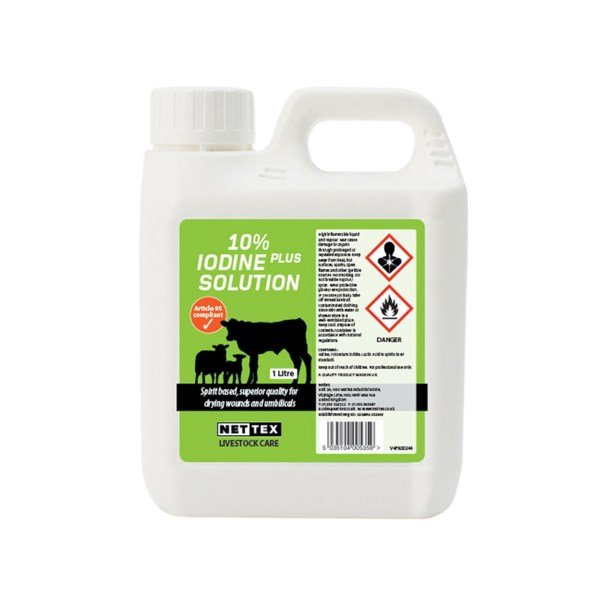 10% Iodine Plus Solution Jug 6 X 1 Litre
