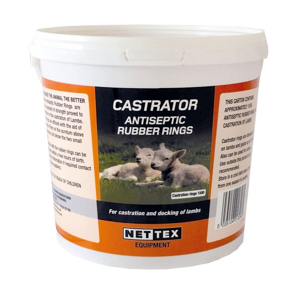 Castration Rings 1500 Tub