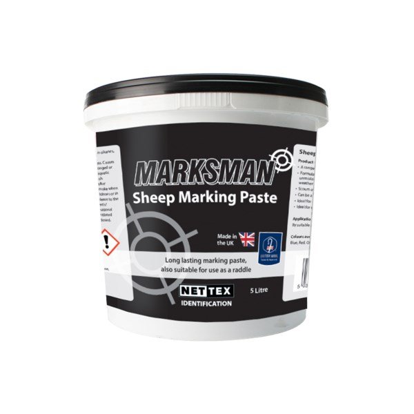 Marksman Marking Paste Black 4 X 5 Litres
