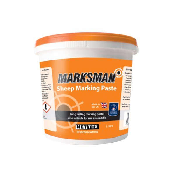 Marksman Marking Paste Orange 4 X 5Litre