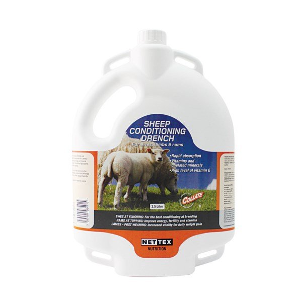 Sheep Conditioning Drench Back Pack 4 X 2.5 Litres