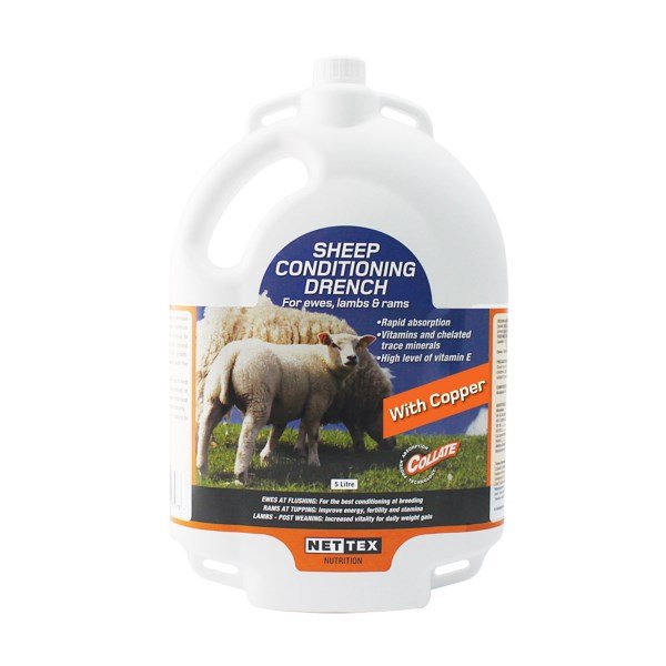 Sheep Conditioning Drench With Copper Back Pack 5 Litres