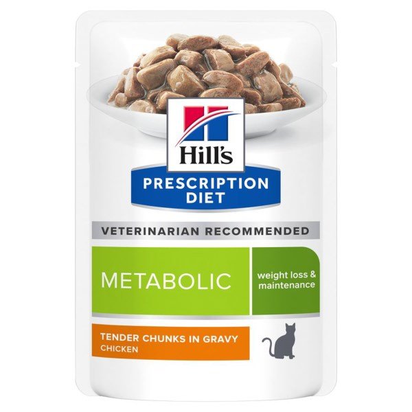 Hill's Prescription Diet Feline Metabolic Chicken 85g x 12
