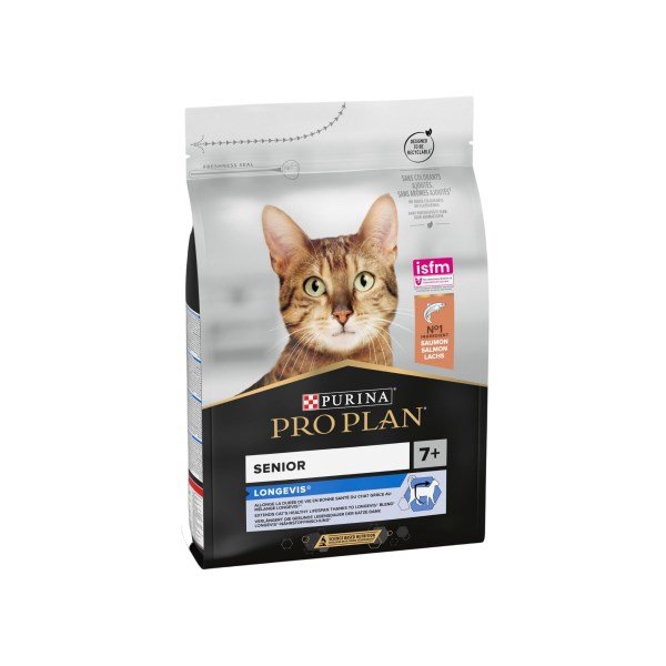 PRO PLAN Senior 7+ Longevis Salmon Dry Cat Food 3kg