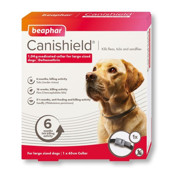 Beaphar Canishield® Flea & Tick Collar for Large Dogs