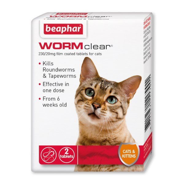Beaphar WORMclear® Tablets for Cats pack 2