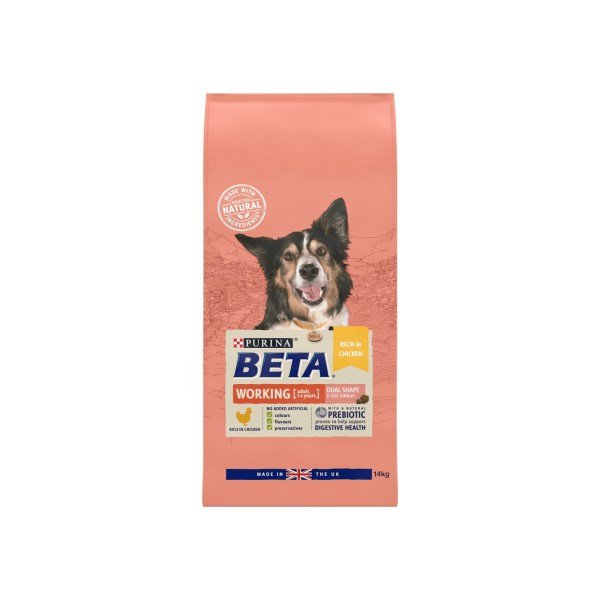BETA Working Dog Chicken Dry Dog Food 14kg