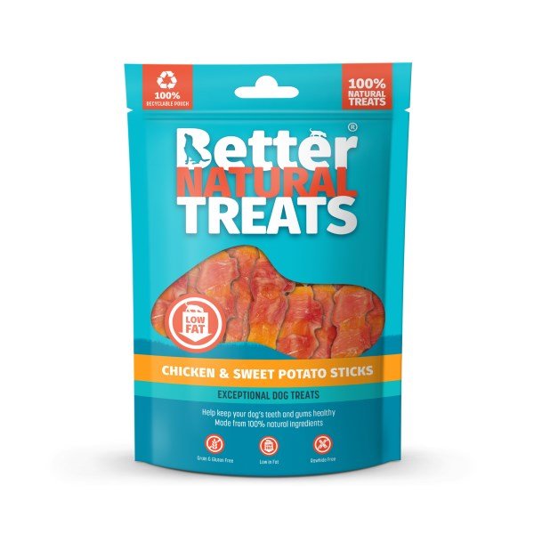 Better Natural Treats Chicken and Sweet Potato Sticks