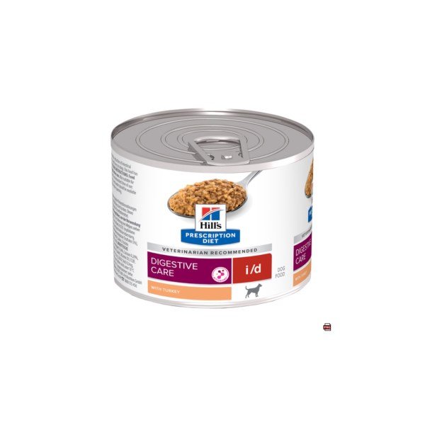 Hill's Prescription Diet i/d Digestive Care Wet Dog Food with Turkey 200g x 12
