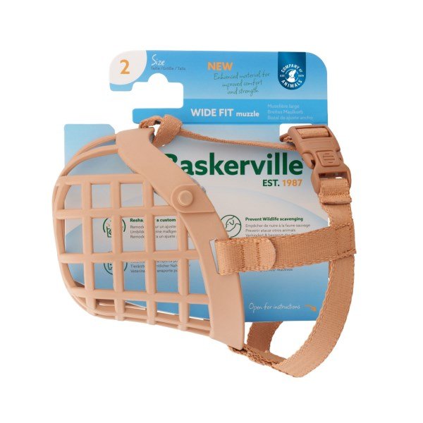 Baskerville Wide Fit Muzzle Size 2