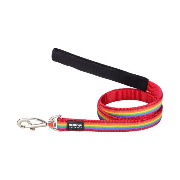 Red Dingo Rainbow Dog Lead Small