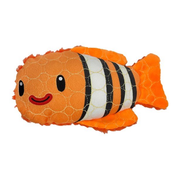 Bite Force Built with Kevlar Tough Plush Clown Fish