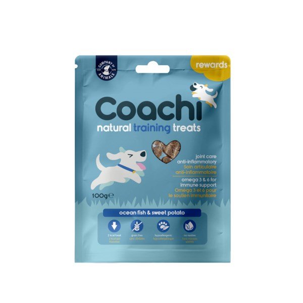Coachi Natural Training Treats Ocean Fish 100g