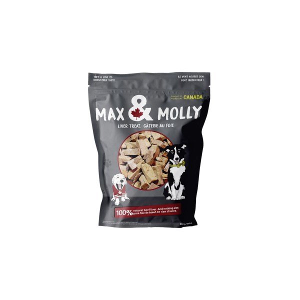 Max & Molly Freeze Dried Beef Liver Treats 500g