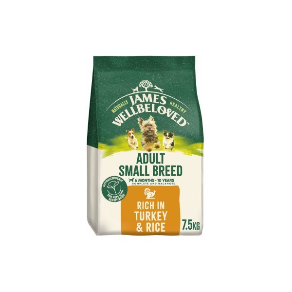 James Wellbeloved Adult Small Breed Turkey & Rice