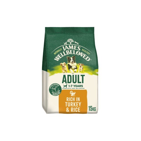 James Wellbeloved Adult Turkey & Rice 15kg