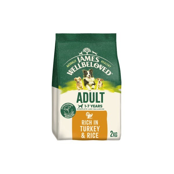 James Wellbeloved Adult Turkey & Rice 2kg