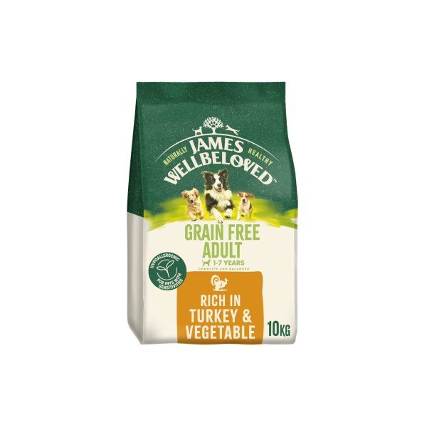 James Wellbeloved Grain Free Adult Turkey & Veg 10kg