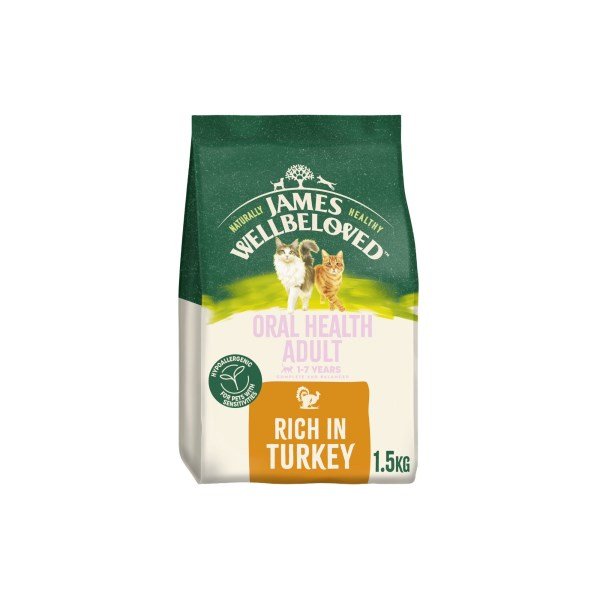 James Wellbeloved Oral Health Adult Turkey 1.5kg