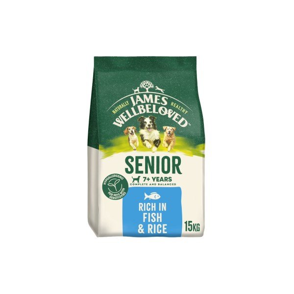 James Wellbeloved Senior Fish & Rice 15kg
