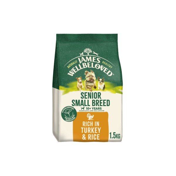 James Wellbeloved Senior Small Breed Turkey & Rice