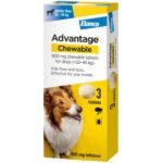 Advantage Chewable Chewable Tablets for Dogs (> ) x 3