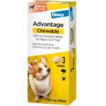 Advantage Chewable Chewable Tablets for Dogs (> ) x 3