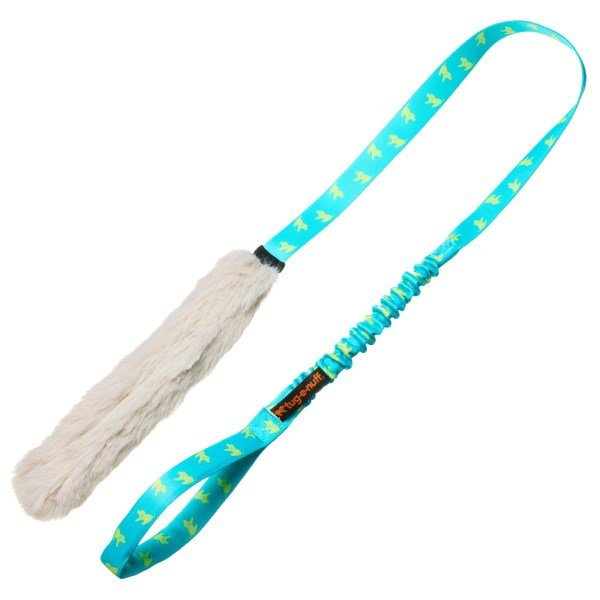 Tug-E-Nuff Faux Fur Bungee Chaser Teal
