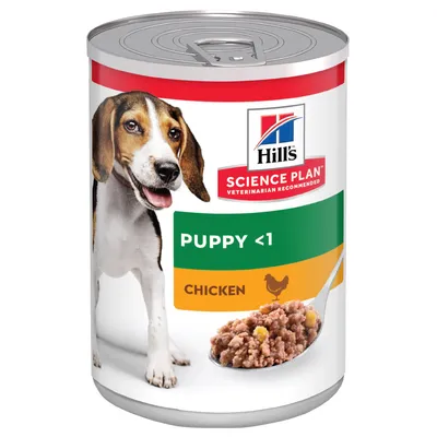 Hill's Science Plan Puppy Food with Chicken 370g x 12