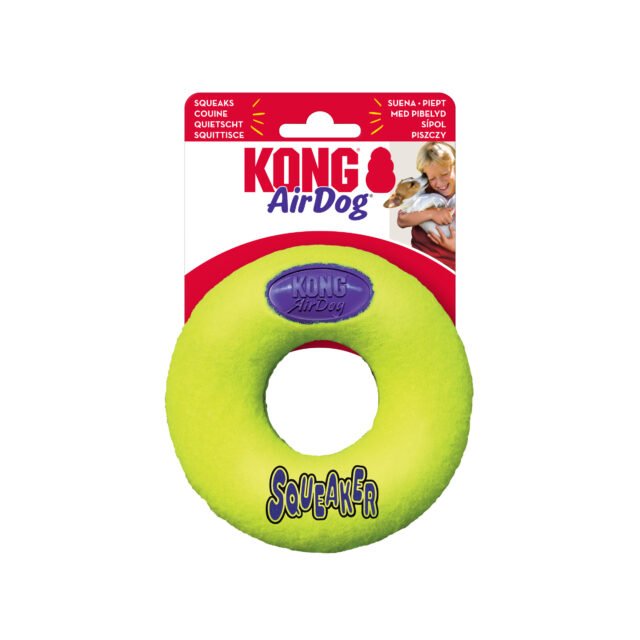 KONG Airdog Squeaker Donut - Medium