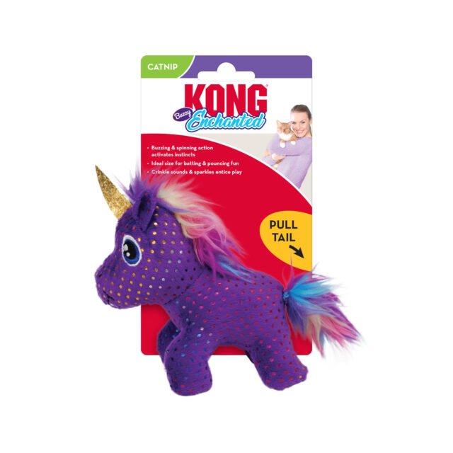 KONG Enchanted Buzzy Unicorn