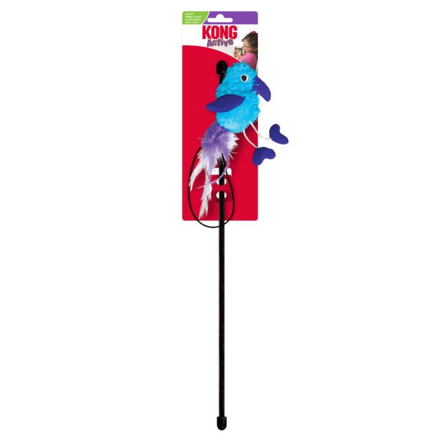 KONG Cat Feather Teaser (Assorted Colours)