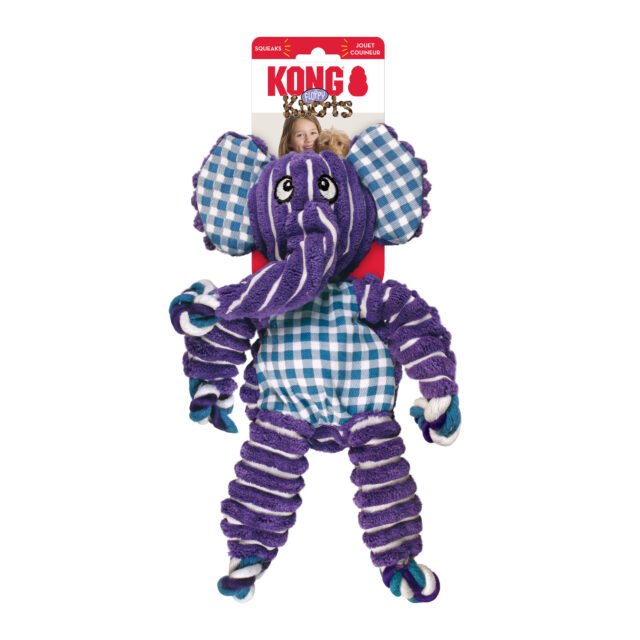 KONG Floppy Knots Elephant - Medium/Large