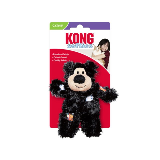KONG Catnip Patchwork Bear (Assorted Characters)