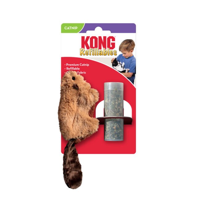 KONG Catnip Refillables Beaver