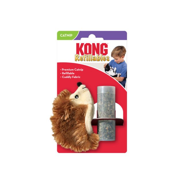 KONG Catnip Refillables Hedgehog