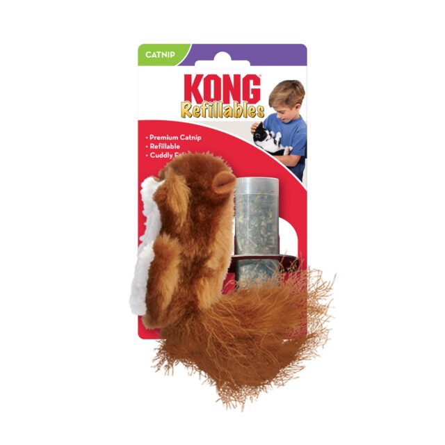 KONG Catnip Refillables - Squirrel