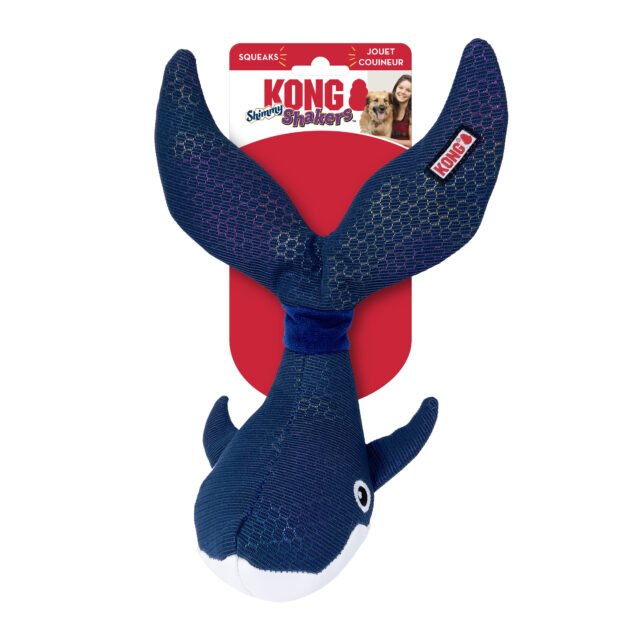 KONG Shakers Shimmy Whale Med
