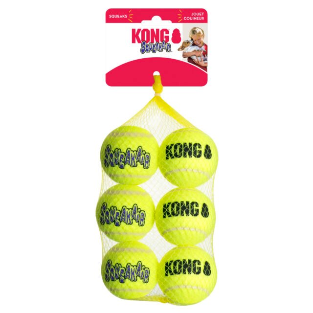 KONG SqueakAir Balls Medium x 6
