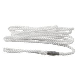 Lambing Rope White 2 Loop- 5mm 1.8 Meters