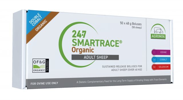24-7 Smartrace Organic Adult Sheep Bolus x 50