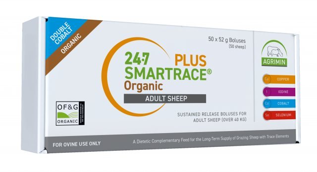 24-7 Smartrace Organic Plus Adult Sheep Bolus x 50