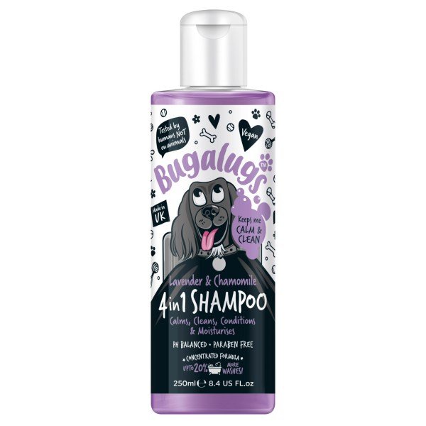 Bugalugs Lavender & Chamomile 4in1 Shampoo 250ml x 6
