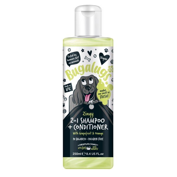 Bugalugs Zingy 2in1 Shampoo + Conditioner 250ml