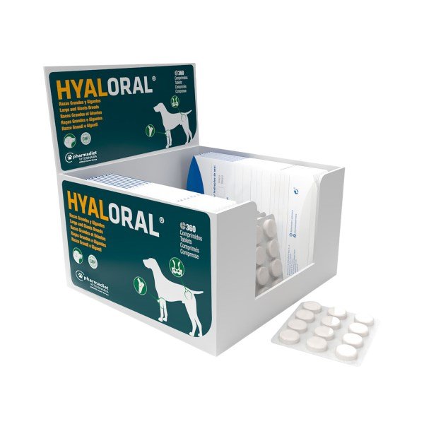 Hyaloral Large and XL Dog Tablets x 360