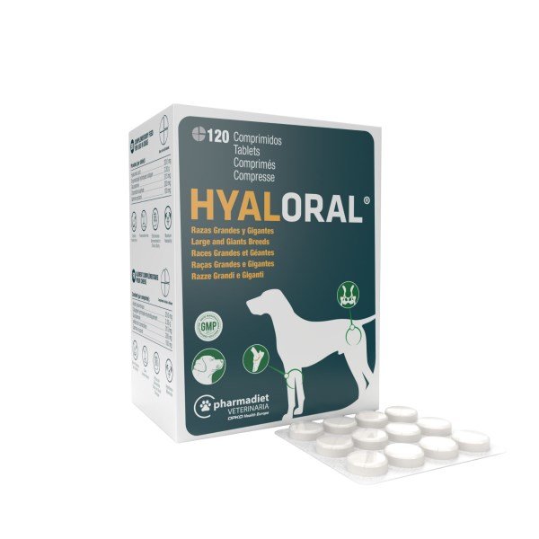 Hyaloral Large and XL Dog Tablets x 120