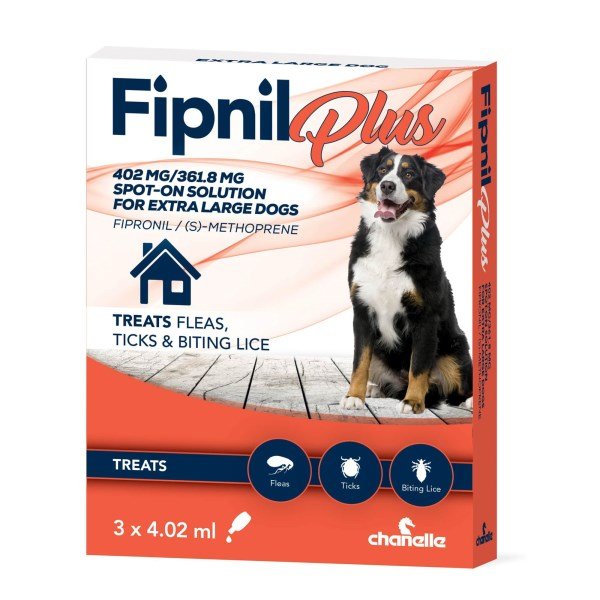 Fipnil Plus Spot On Extra Large Dog - 3 Pipette